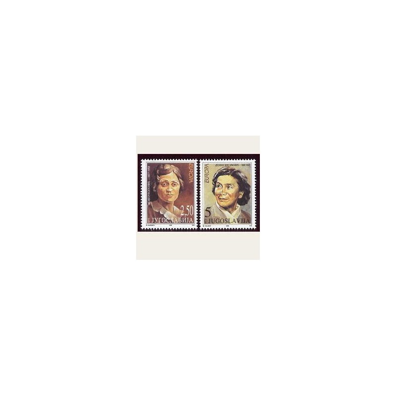 1996 Yugoslavia. Europa CEPT (Yver.2635/36) **