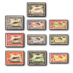 1926 Sellos de España 339-348. Cruz Roja Española **
