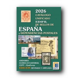 Catálogo de sellos Edifil Colonias 2026