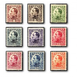 1930 Sellos de España 490/497A *. Alfonso XIII