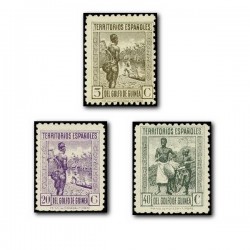 Sellos de Guinea Española 264-266