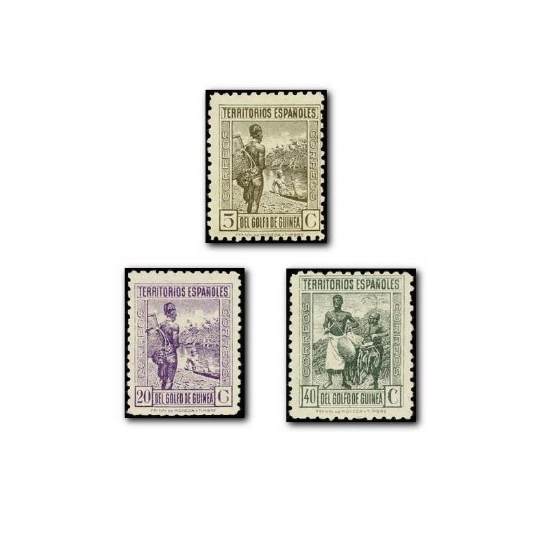 Sellos de Guinea Española 264-266