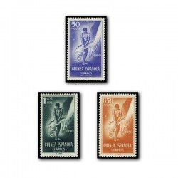 1950 Sellos de Guinea 295-297**. Pro Indígenas