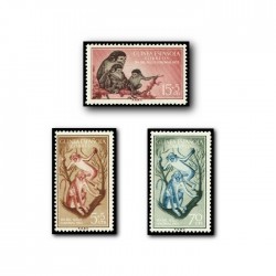 Sellos de Guinea Española 355-357
