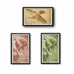1957 Sellos de Guinea 365-367**. Pro Indígenas