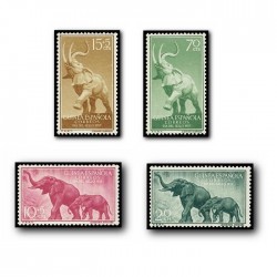Sellos de Guinea Española 369-372