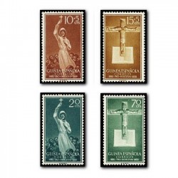 Sellos de Guinea Española 384-387