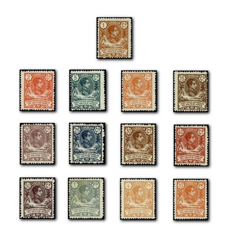 Sellos de Guinea Española 59-71