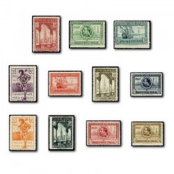 1929 Sellos de Guinea 191-201**. Exposiciones de Sevilla...