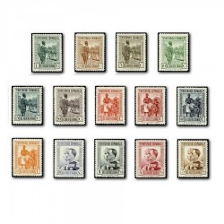 Sellos de Guinea Española 202-215