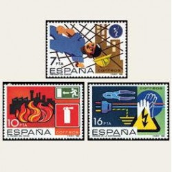 1984 España. Prevención de Accidentes Laborales (Edif.2732/34) *