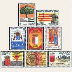 1984 España. Estatutos de Autonomía (Edif.2735/42) **