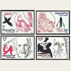 1985 España. Personajes. (Edif.2806/09) **