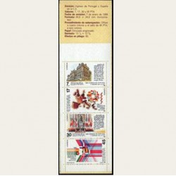 1986 España. España y Portugal en la U.E. (Edif.2825 Carnet) **