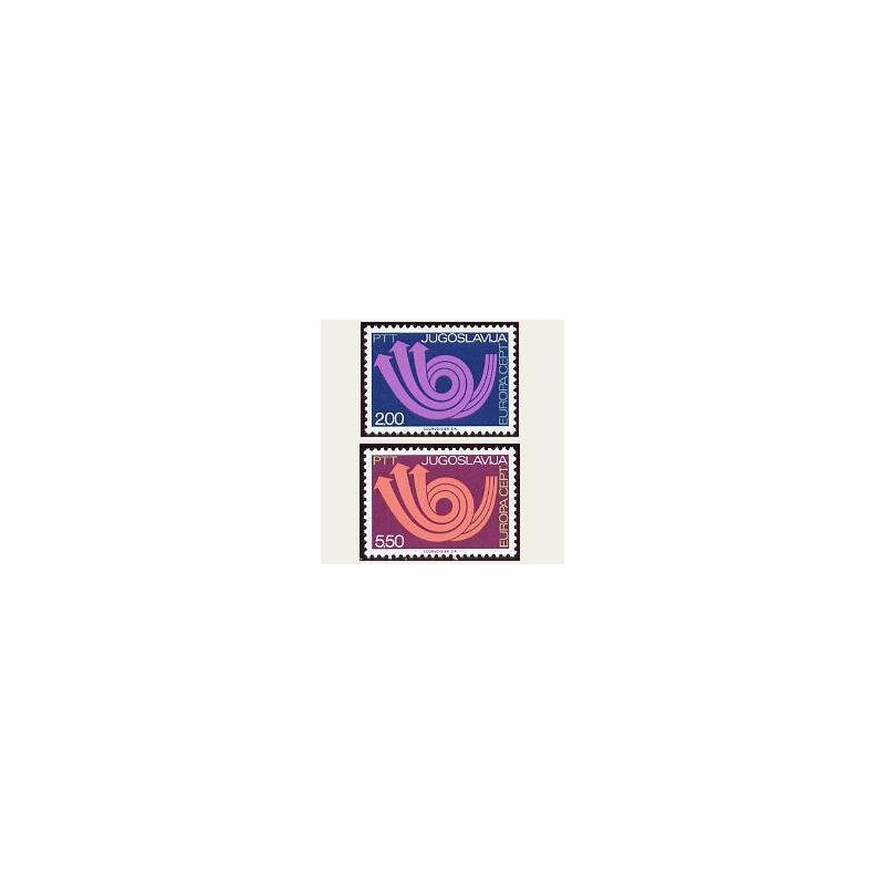 1973 Yugoslavia. Europa CEPT (Yver.1390/91) **