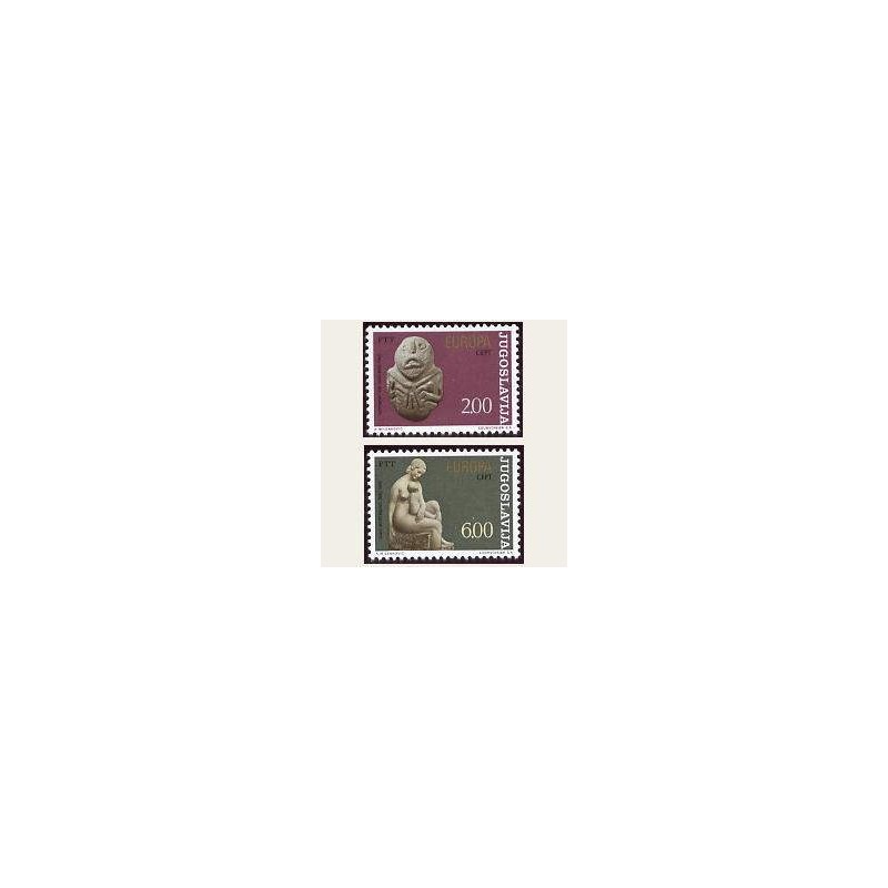 1974 Yugoslavia. Europa CEPT (Yver.1438/39) **