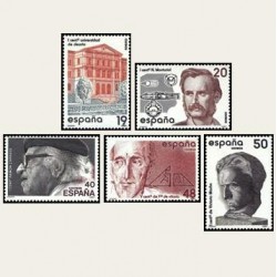 1987 España. Centenarios. (Edif.2880/84) **