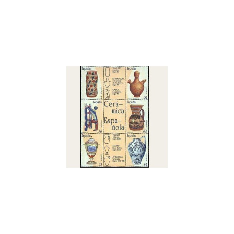 1987 España. Artesanía. Cerámica. (Edif.2891/96) **