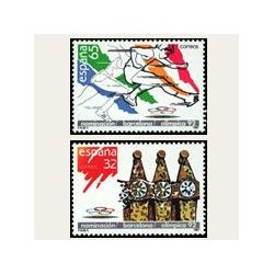 1987 España. Barcelona Sede Olímpica 1992 (Edif.2908/09) **