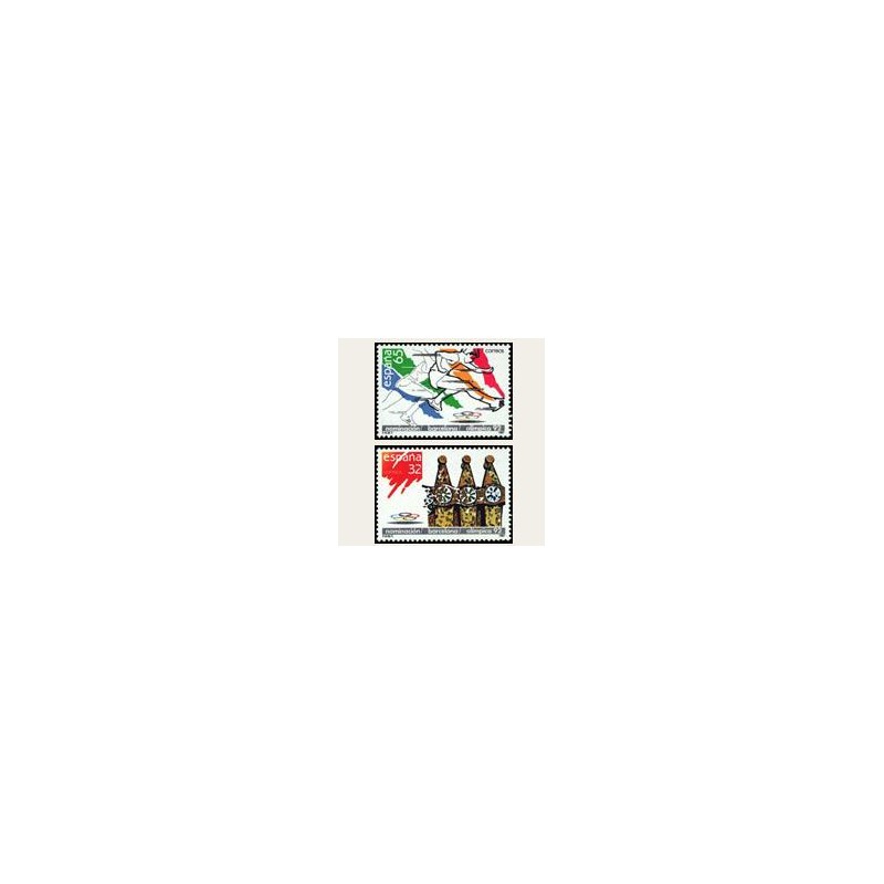 1987 España. Barcelona Sede Olímpica 1992 (Edif.2908/09) **