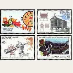 1988 España. Turismo. (Edif.2935/38) **