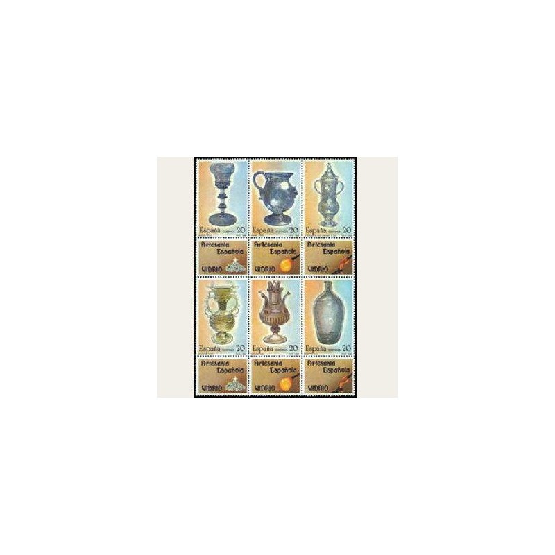 1988 España. Artesanía Española. Vidrio. (Edif.2941/46) **
