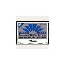 1988 España. Cent. de la Exposición Universal de Barcelona. (Edi