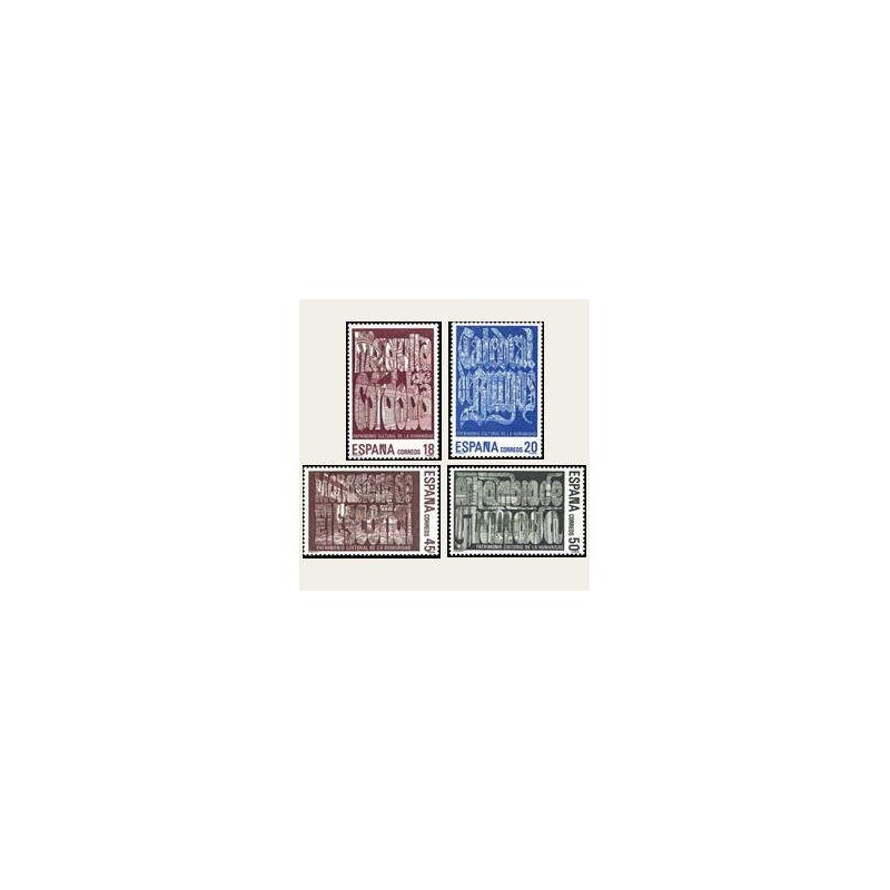 1988 España. Patrimonio de la Humanidad. (Edif.2978/81) **