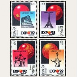1989 España. Exposición Universal de Sevilla. (Edif.2990/93) **