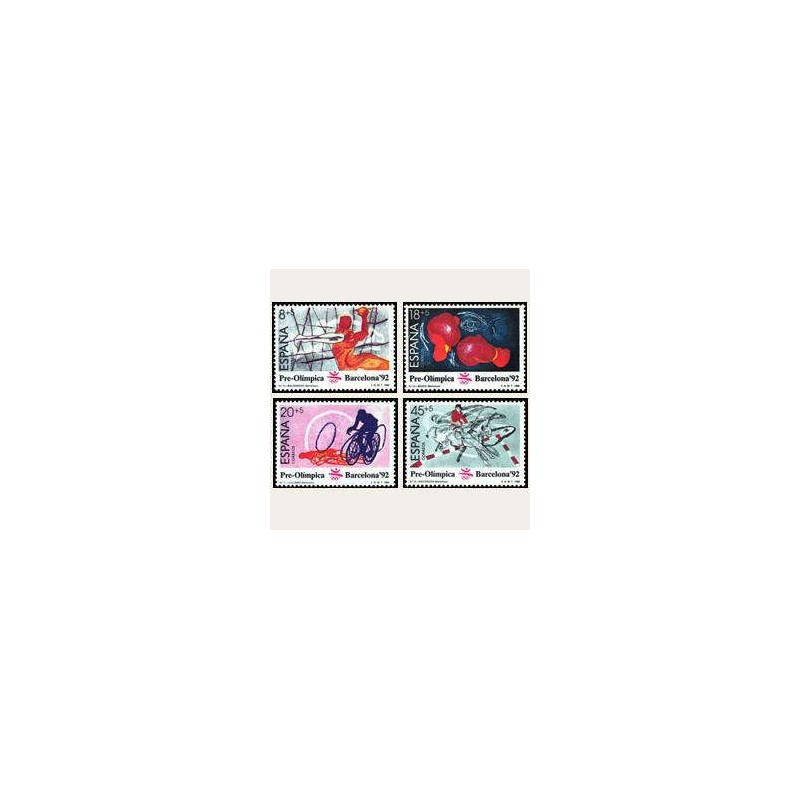 1989 España. Barcelona '92. Serie Pre-Olímpica. (Edif.2994/97) *