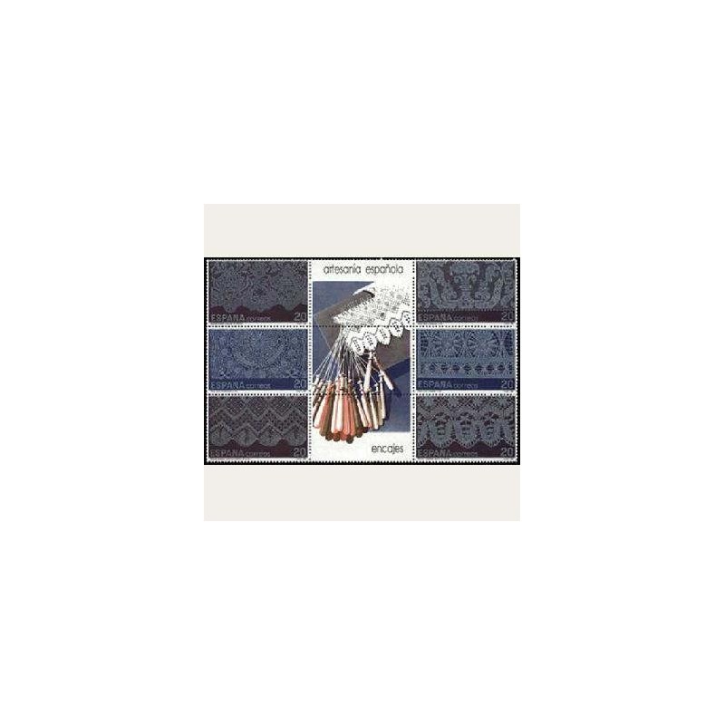 1989 España. Artesanía Española. Encajes. (Edif.3016/21) **