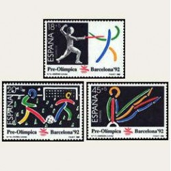 1989 España. Barcelona '92 - Pre-Olímpica. (Edif.3025/27) **