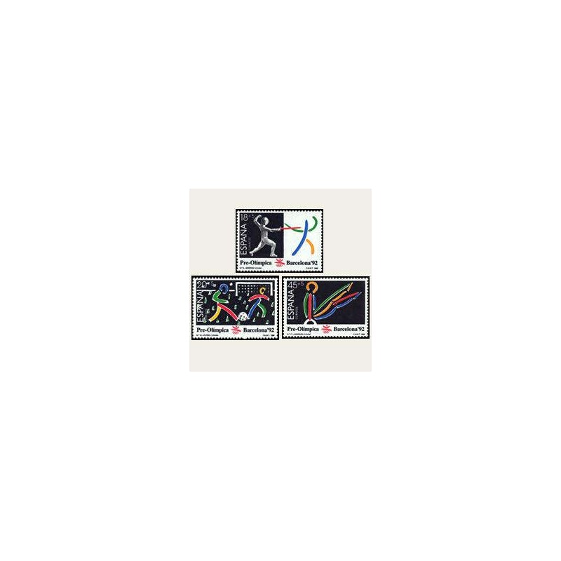 1989 España. Barcelona '92 - Pre-Olímpica. (Edif.3025/27) **