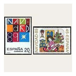 1989 España. Navidad. (Edif.3036/37) **