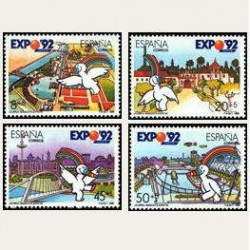 1990 España. Exposicion Universal de Sevilla. (Edif.3050/53) **