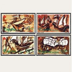 1990 España. Cent. del Descubrimiento de América. (Edif.3079/82)