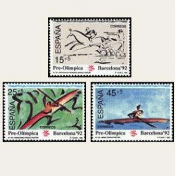 1991 España. Barcelona '92 Serie Pre-Olímpica. (Edif.3104/06) **