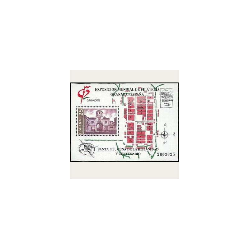 1991 España. Exp. Mundial Filatelia Granada'92. (Edif.3109) **