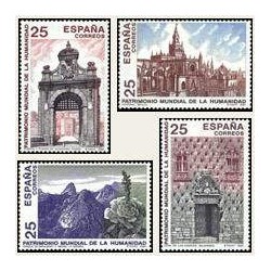1991 España. Patrimonio Mundial de la Humanidad. (Edif.3146/49)