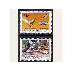 1990 Yugoslavia. Camp. de Europa de Atletismo. Yvert.2303/04 **