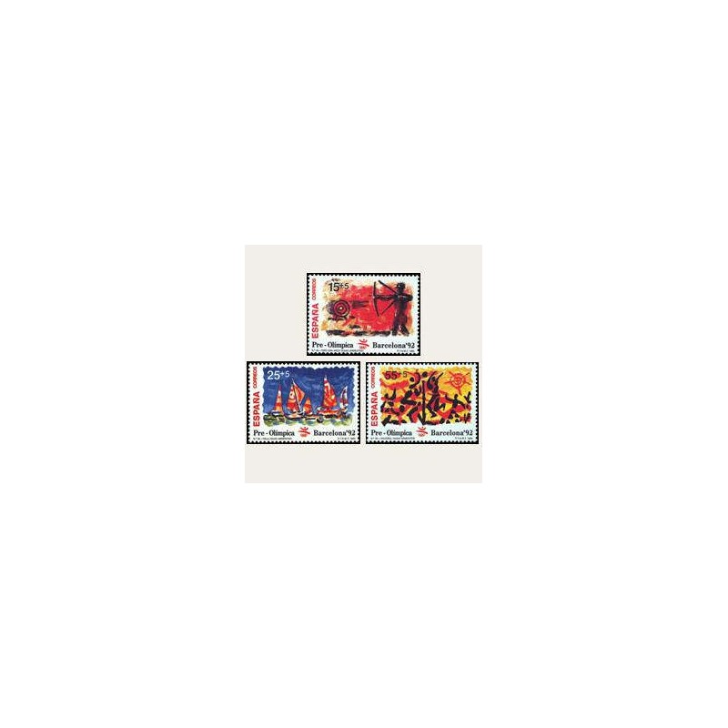 1992 España. Barcelona '92 Pre-Olímpica (Edif.3157/59) **