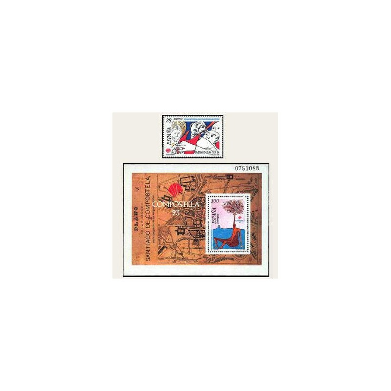 1993 España. Compostela '93 (Edif.3256/58) **