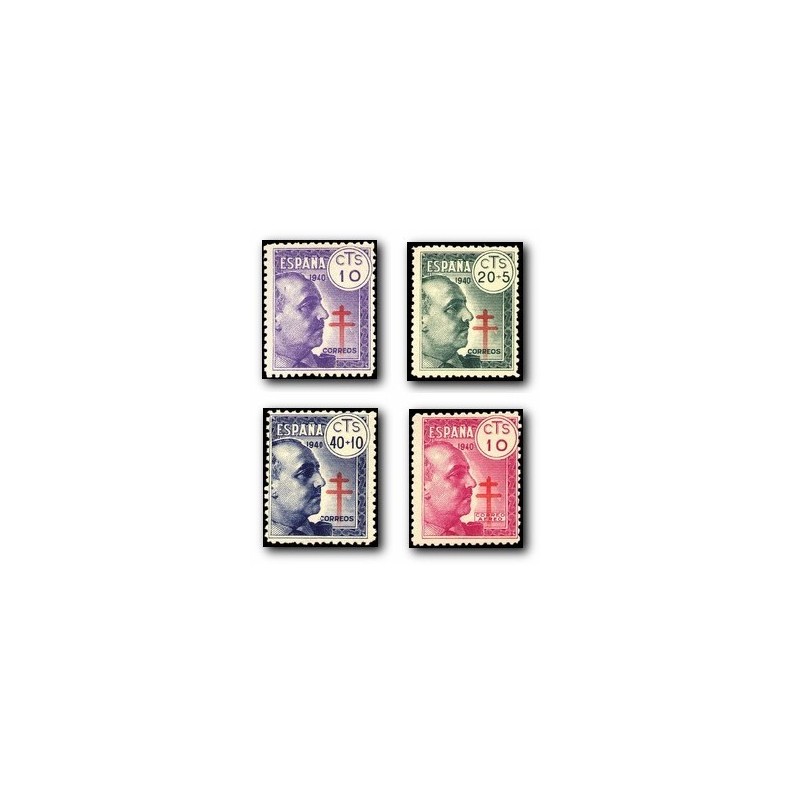 1940 España. Pro-Tuberculosis. Edif.936/39 **