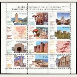 2001 España. Patrim. Mund. de la Humanidad. Minip. (Edif.MP-77)**