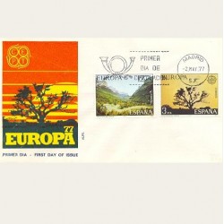 1977 SPD España. Europa CEPT. Edif.2413/14