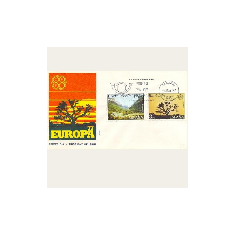 1977 SPD España. Europa CEPT. Edif.2413/14