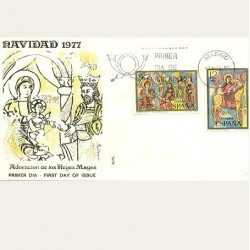 1977 SPD España. Navidad. Edif.2446/47