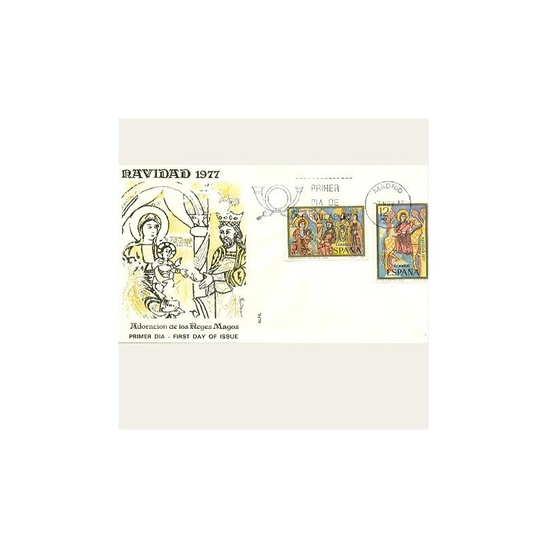 1977 SPD España. Navidad. Edif.2446/47