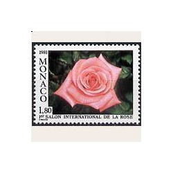 1981 Mónaco. Salón Inter. de la Rosa. (Yvert.1297) **
