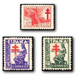 1946 España. Pro Tuberculosis. (Edif. 1008/10) **